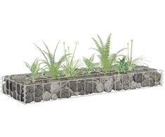 Gabiono lovelis, 90x30x10cm, galvanizuotas plienas, aukštas