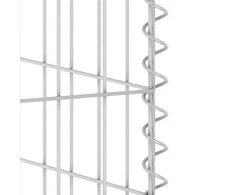 Gabiono siena konteineriams, 180x100x110cm, plienas