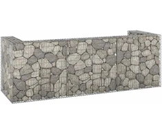 Gabiono siena konteineriams, 325x100x110cm, plienas