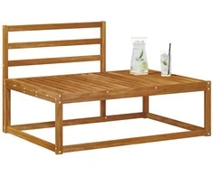 Lauko galinė sofa Natūrali 115 x 83 x 73 cm