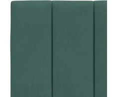 Galvūgalio pagalvėlė, Hanko, tamsiai žalios spalvos, 180cm, aksomas