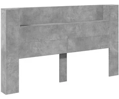 Galvūgalio spinta su LED Betono 180 x 16,5 x 103,5 cm