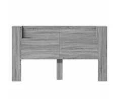Galvūgalio spinta su LED Pilka Sonoma 180 x 16,5 x 103,5 cm