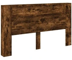 Galvūgalio spinta su LED Rūkytas Ąžuolas 180 x 16,5 x 103,5 cm