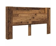 Galvūgalio spinta su LED Senas medis 180 x 16,5 x 103,5 cm