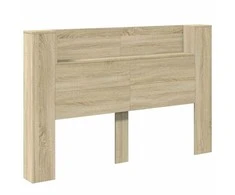 Galvūgalio spinta su LED Sonoma 160 x 16,5 x 103,5 cm