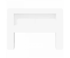 Galvūgalio spintelė su saugykla Balta Dirbtinė mediena