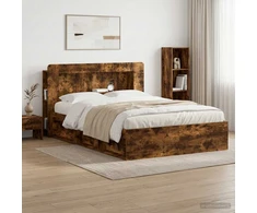 Galvūgalio spintelė su saugykla Dūminio ąžuolo Dirbtinė mediena