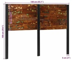 Galvūgalis, 140cm, perdirbta mediena ir geležis