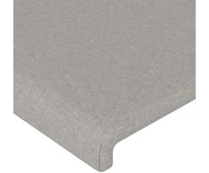 Galvūgalis, 2vnt.,šviesiai pilkos spalvos,100x5x78/88cm,audinys