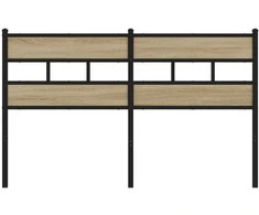 Galvūgalis, ąžuolo spalvos, 135cm, geležis ir apdirbta mediena