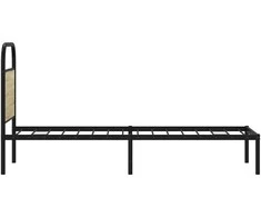 Lova Pakaitinis galvūgalis, ąžuolo spalvos, 75 cm, plienas ir mediena