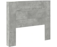 Galvūgalis Betono pilka 120 x 16,5 x 103,5 cm Apdirbta mediena
