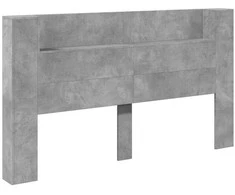 Galvūgalis Betono pilka 180 x 16,5 x 103,5 cm Apdirbta mediena