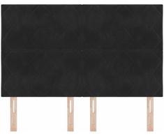 Galvūgalis Juodas 160 cm Aksomas