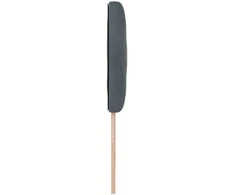 Galvūgalis Tamsiai pilka 100 cm Aksomas