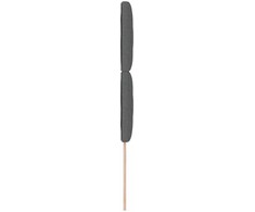 Galvūgalis Tamsiai pilka 100 cm audinys