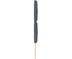 Galvūgalis Tamsiai pilka 80 cm Aksomas