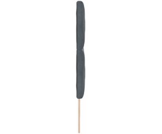 Galvūgalis Tamsiai pilka 180 cm Aksomas