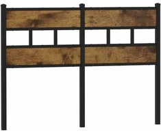 Galvūgalis, dūminio ąžuolo spalvos, 135cm, geležis ir mediena