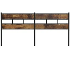 Galvūgalis, dūminio ąžuolo spalvos, 193cm, geležis ir mediena