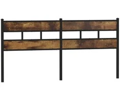 Galvūgalis, dūminio ąžuolo spalvos, 200cm, geležis ir mediena