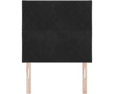 Galvūgalis Juodas 90 cm Aksomas