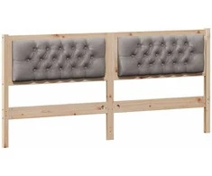 Galvūgalis Kita Ruda ir taupe 160 cm Pušies masyvas