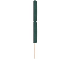 Galvūgalis Tamsiai žalia 80 cm Aksomas