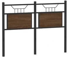 Pakaitinis galvūgalis, ruda ąžuolo spalvos, 120cm, mediena ir plienas