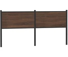 Pakaitinis galvūgalis, ruda ąžuolo spalvos, 180cm, mediena ir plienas