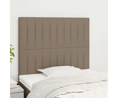 Galvūgaliai, 2vnt., taupe spalvos, 100x5x78/88cm, audinys