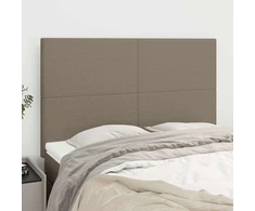 Galvūgaliai, 4vnt., taupe spalvos, 72x5x78/88cm, audinys