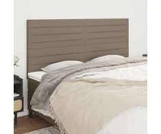 Galvūgaliai, 4vnt., taupe spalvos, 80x5x78/88cm, audinys