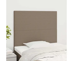 Galvūgaliai, 2vnt., taupe spalvos, 90x5x78/88cm, audinys