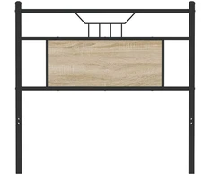 Pakaitinis galvūgalis Sonoma ąžuolas 90 cm Mediena ir plienas