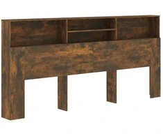 Galvūgalis-spintelė, dūminio ąžuolo spalvos, 220x19x103,5cm