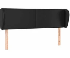 Galvūgalis su auselėmis, pilka,147x23x78/88cm, dirbtinė oda