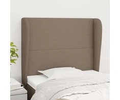 Galvūgalis su auselėmis, taupe, 103x23x118/128cm, audinys