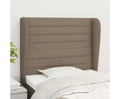 Galvūgalis su auselėmis, taupe, 93x23x118/128cm, audinys