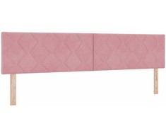 Galvūgalis Rožinė 200 cm Aksomas