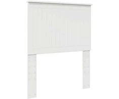Galvūgalis su galvūgalio Balta 80 cm Apdirbta mediena