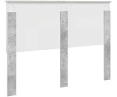 Galvūgalis su galvūgalio Betono pilka 140 cm Apdirbta mediena