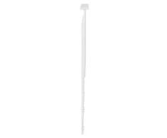 Galvūgalis Blizgus baltas 100 cm Dirbtinė mediena