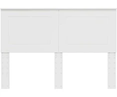 Galvūgalis Blizgus baltas 100 cm Dirbtinė mediena