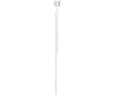 Galvūgalis Blizgus baltas 100 cm Dirbtinė mediena