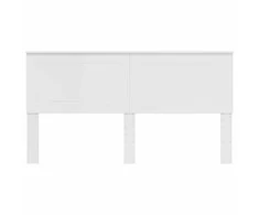 Galvūgalis Blizgus baltas 100 cm Dirbtinė mediena