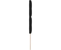 Aukščio reguliuojamas atlošas Juodas 90 cm audinys