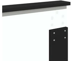 Galvūgalis su galvūgalio Juodas ąžuolas 150 cm Apdirbta mediena