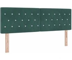 Galvūgalis Tamsiai žalia 144 cm Aksomas